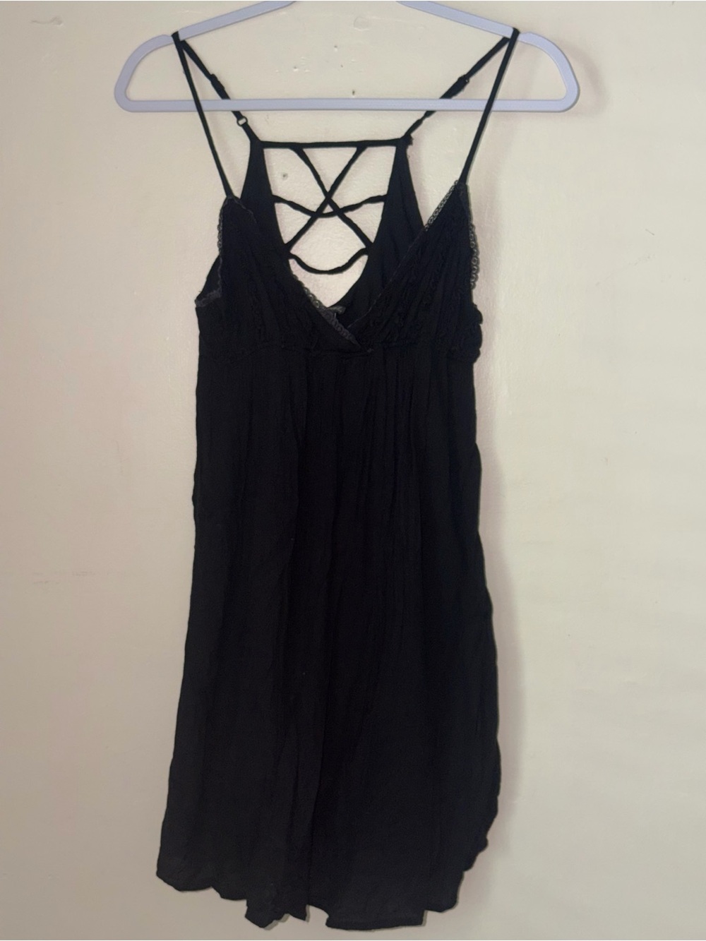 Vintage Wet Seal Black Baby Doll Dress